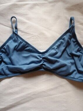 Shade And Shore Womens Blue Bikini Top Swimsuit 16